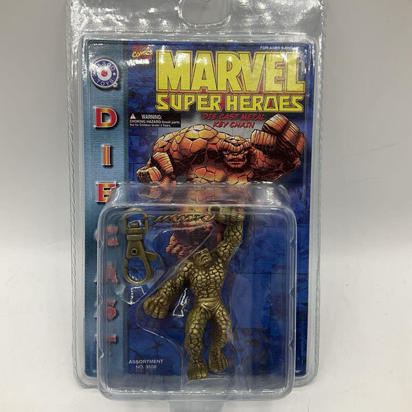 Marvel Super Heroes The Thing Die Cast Keychain -NEW