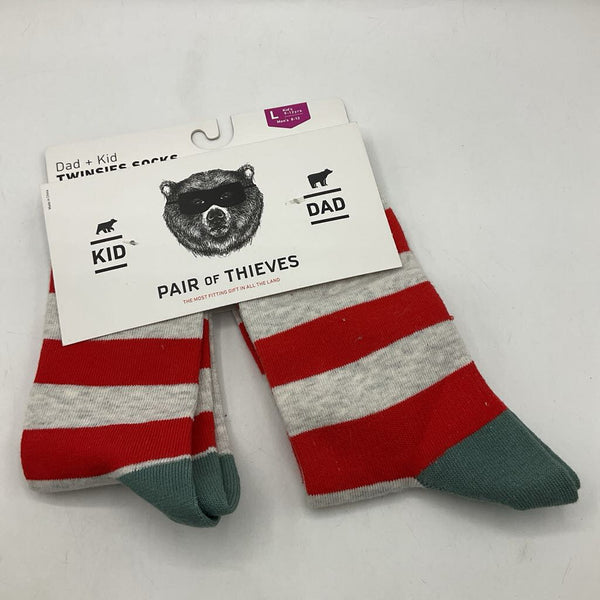 Size 9-12/8-12 Mens Pair Of Thieves Matching Socks -NEW
