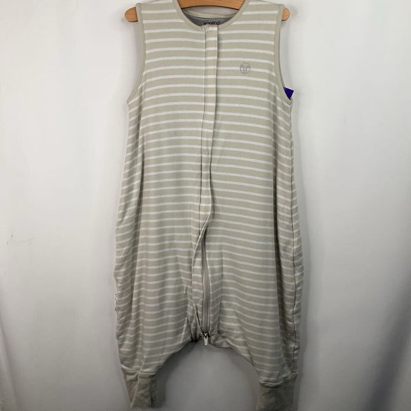 Size 18-36m: Woolino Creme/White Striped Walking Sleepsack