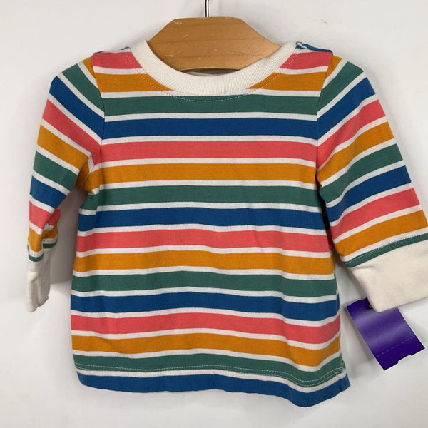 Size 3-6m (60): Hanna Andersson Colorful Striped Long Sleeve Shirt