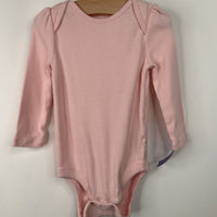 Size 6-12m: Gap Light Pink Long Sleeve Onesie