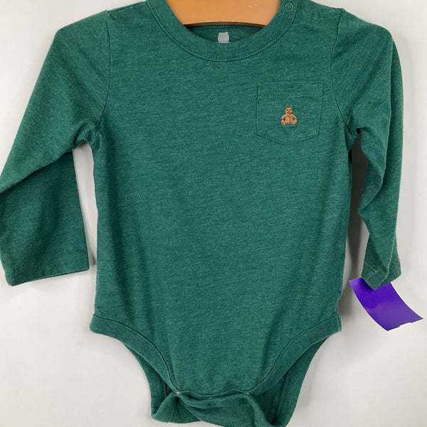 Size 18-24m: Gap Green Long Sleeve Onesie