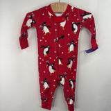 Size 3-6m (60): Hanna Andersson Red Holiday Penguin 1pc PJs