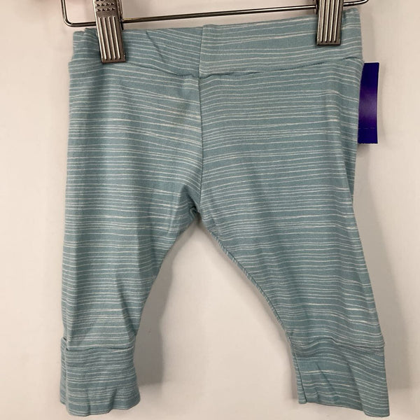 Size 3-6m: Milk Barn Blue/White Striped Pants