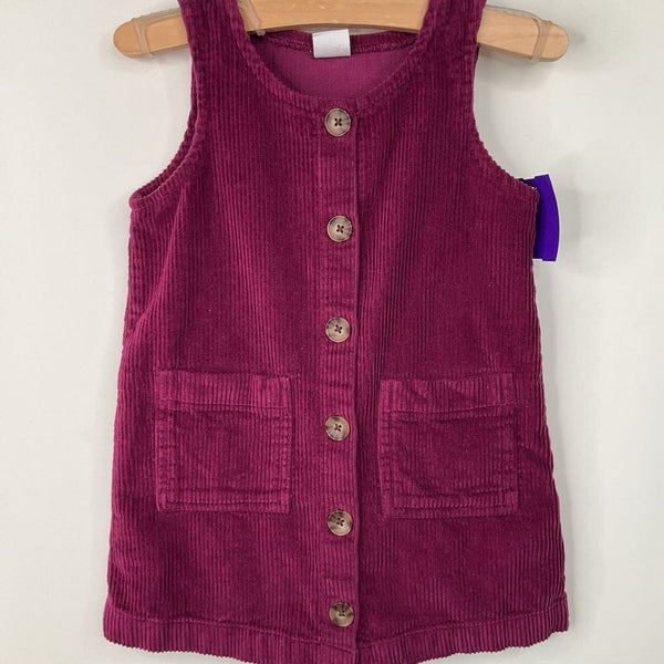 Size 2: Gap Magenta Velour Tank Dress