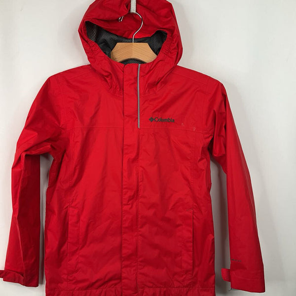 Size 8: Columbia Red Rain Coat