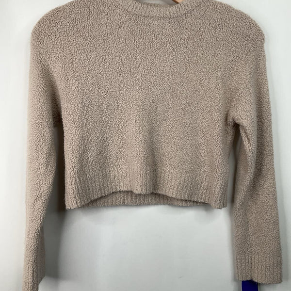 Size 9-10: Zara Creme Fuzzy Sweater