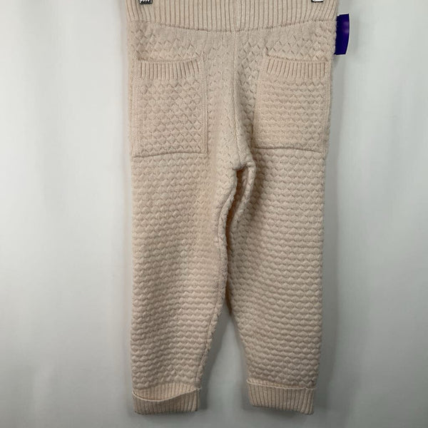 Size 7: Zara Creme Knitted Pants