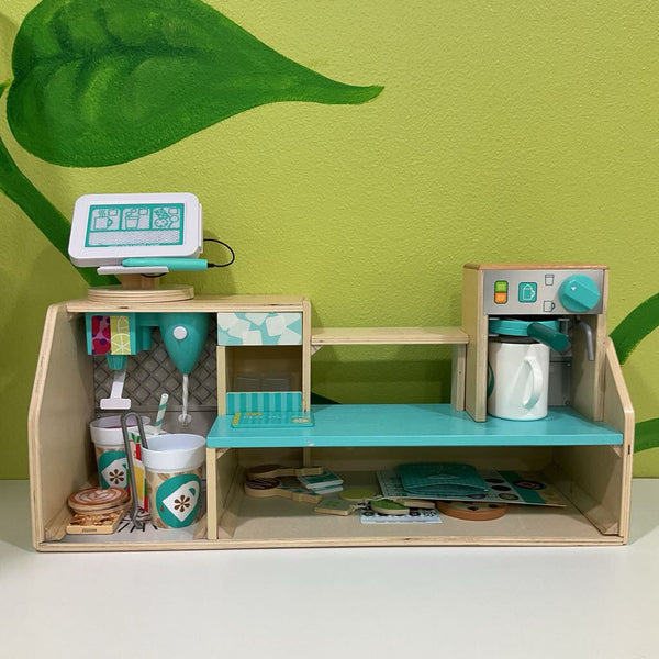 Melissa & Doug Wooden Cafe Barista Coffee Shop AS IS