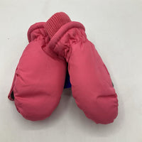 Size 2-4: Pink Snow Mittens