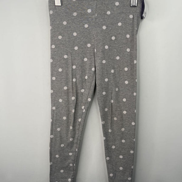 Size 5-6: Mini Boden Grey/White Polka Dots Leggings
