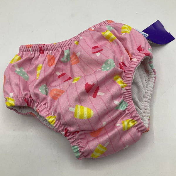 Size 18m: I Pay Pink Popsicle Print Swim Diaper