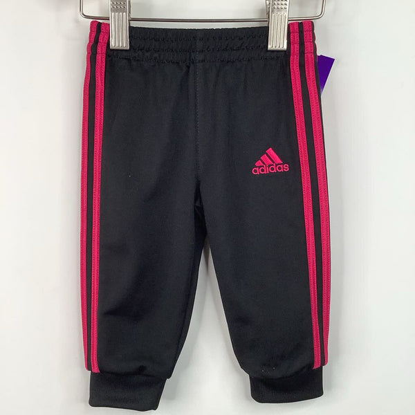 Size 6m: Adidas Black/Pink Pants