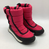 Size 11: Sorel Pink/Black Snow Boots