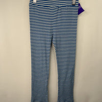 Size 6: Kate Quinn Blue/White Striped Leggings