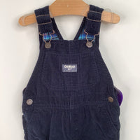 Size 12-18m: Osh Kosh B'Gosh Dark Blue Corduroy Overalls