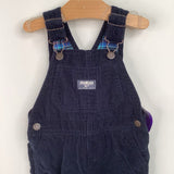 Size 12-18m: Osh Kosh B'Gosh Dark Blue Corduroy Overalls