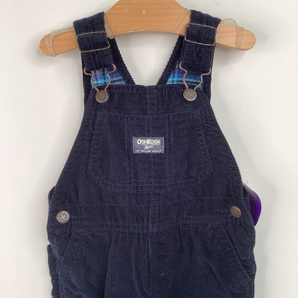 Size 12-18m: Osh Kosh B'Gosh Dark Blue Corduroy Overalls