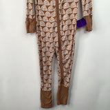 Size 12-18m: Little Sleepies Brown/White Rainbow Print 1pc PJs