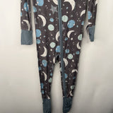 Size 2: Little Sleepies Grey/Blue Space Print 1pc PJs