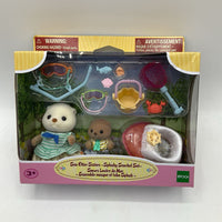 Calico Critters Sea Otter Sisters Splashy Snorkel Set -NEW