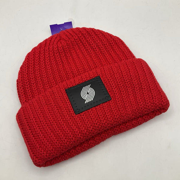 Size O/S: Love Your Melon Red Trail Blazers Knitted Beanie