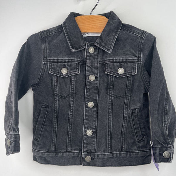 Size 18-24m: Zara Black Button-Up Jean Jacket