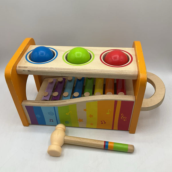 Hape Wooden Pound & Tap Bench w Xylophone