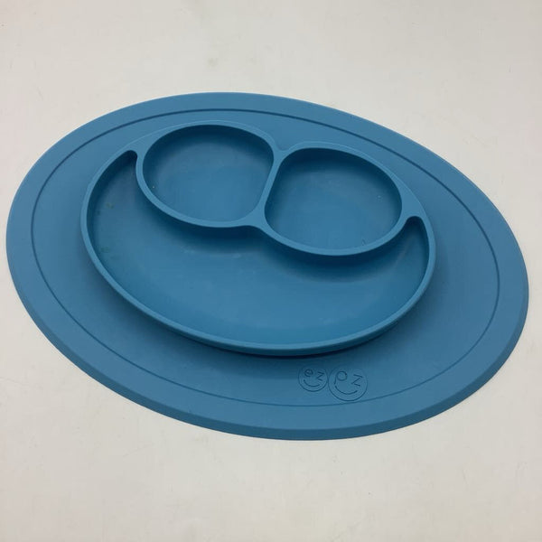 EzPz Blue Silicone Plate Mat