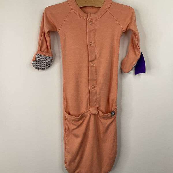 Size 0-3m: Goumi Pink Snap Up 1pc Nighty