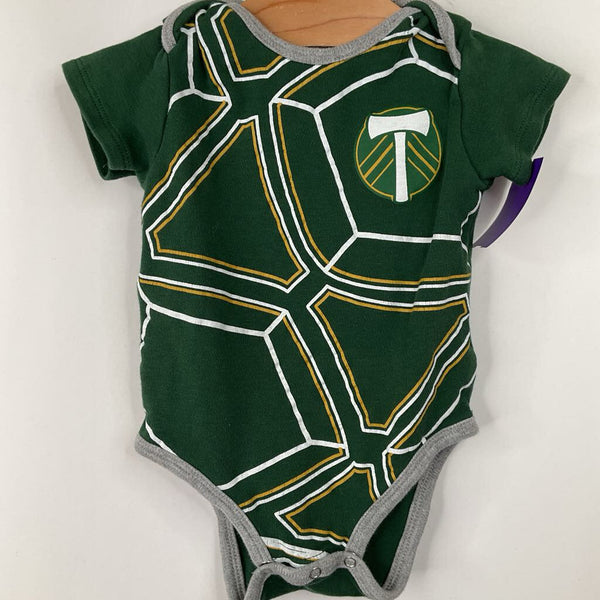 Size 12m: MLS Green Timbers Onesie