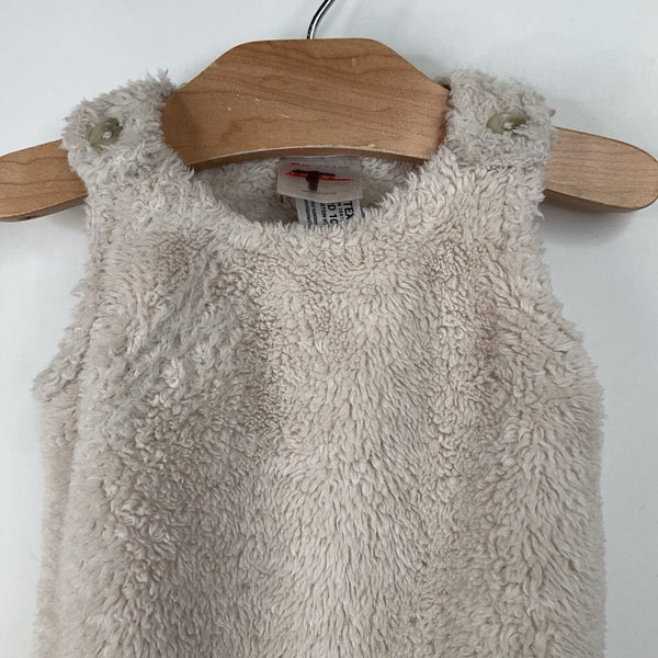 Size 0-3m (50): Hanna Andersson Creme Fuzzy Tank Romper