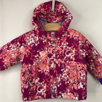 Size 6-12m: Columbia Pink Patterned Omni-Heat Winter Coat