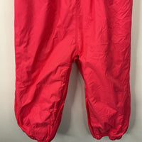 Size 3: Columbia Pink Fleece Upper Snow Bib