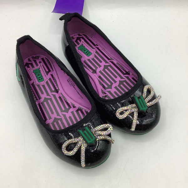 Size 9: Ground Up Black Shimmery Wicked Flats