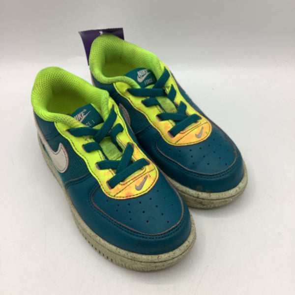 Size 9: Nike Teal/Yellow Slip-On Sneakers - REDUCED
