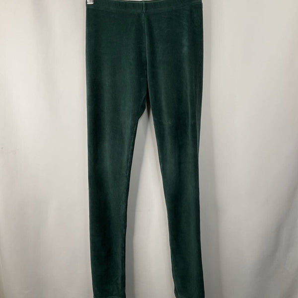 Size 12 (150): Hanna Andersson Green Velour Leggings