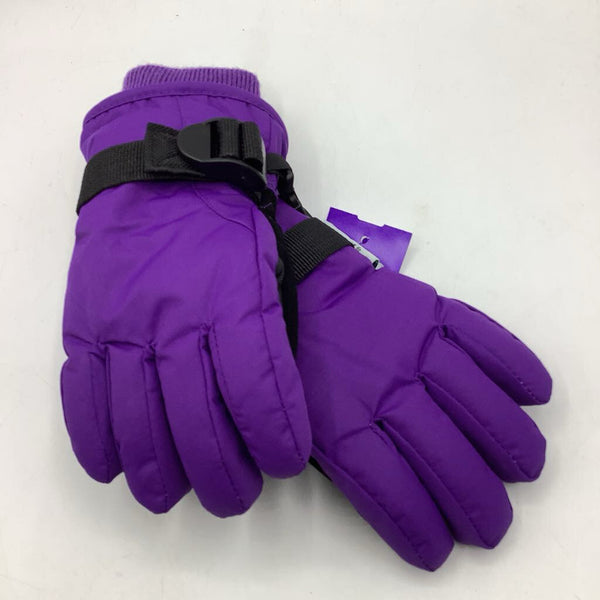 Size 3-4: Wild Breakers Purple Snow Mittens