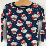 Size 12-18m: Old Navy Blue Santa Print 2pc PJs