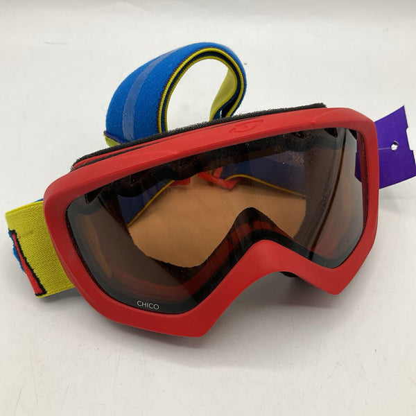Red/Blue/Yellow Giro Snow Goggles