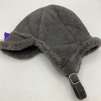 Size S: Isohella Oy Grey real Fur Winter Hat