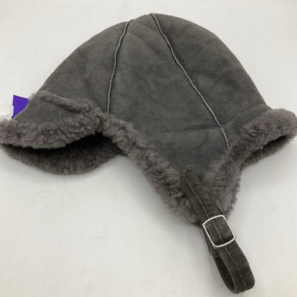 Size S: Isohella Oy Grey real Fur Winter Hat