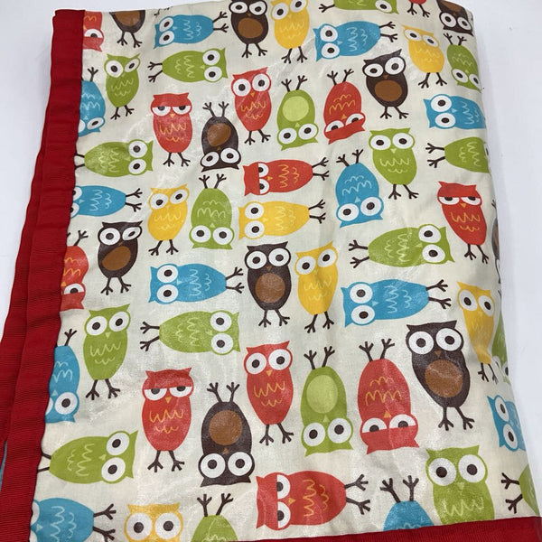 Colorful Owl Print Changing Mat