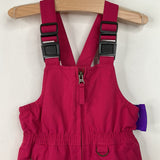 Size 2: Lands End Pink Snow Bib