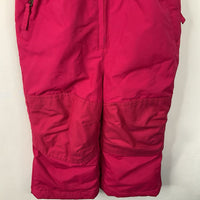Size 2: Lands End Pink Snow Bib