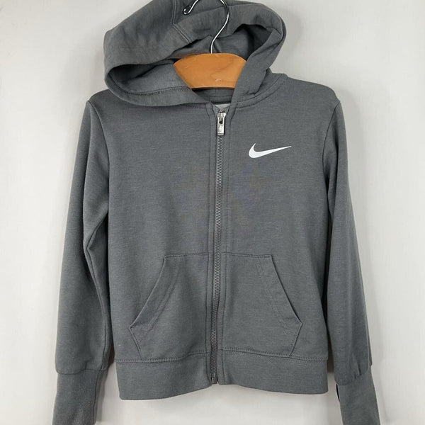 Size 3: Nike Grey Zip-Up Hoodie
