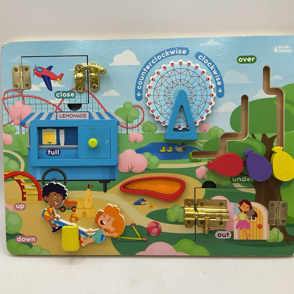 Wooden Fair Activity Board