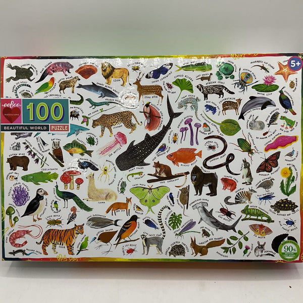 Eeboo Beautiful Worlds 100pc Puzzle