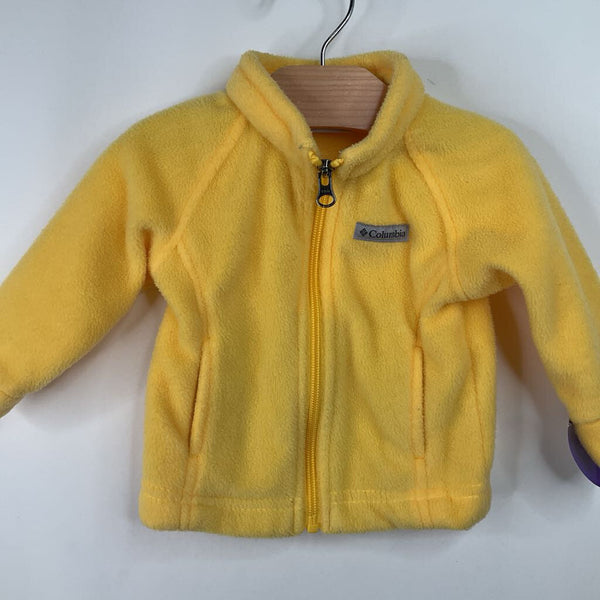 Size 3-6m: Columbia Yellow Fleece Coat