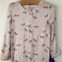 Size 3-6m: Magnetic Me Pink Horses 1pc Footy PJs